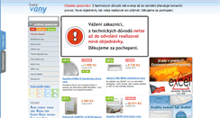 Desktop Screenshot of ceske-vany.cz