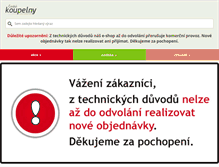 Tablet Screenshot of ceske-vany.cz